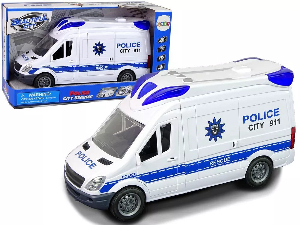 Interaktyvus policijos automobilis