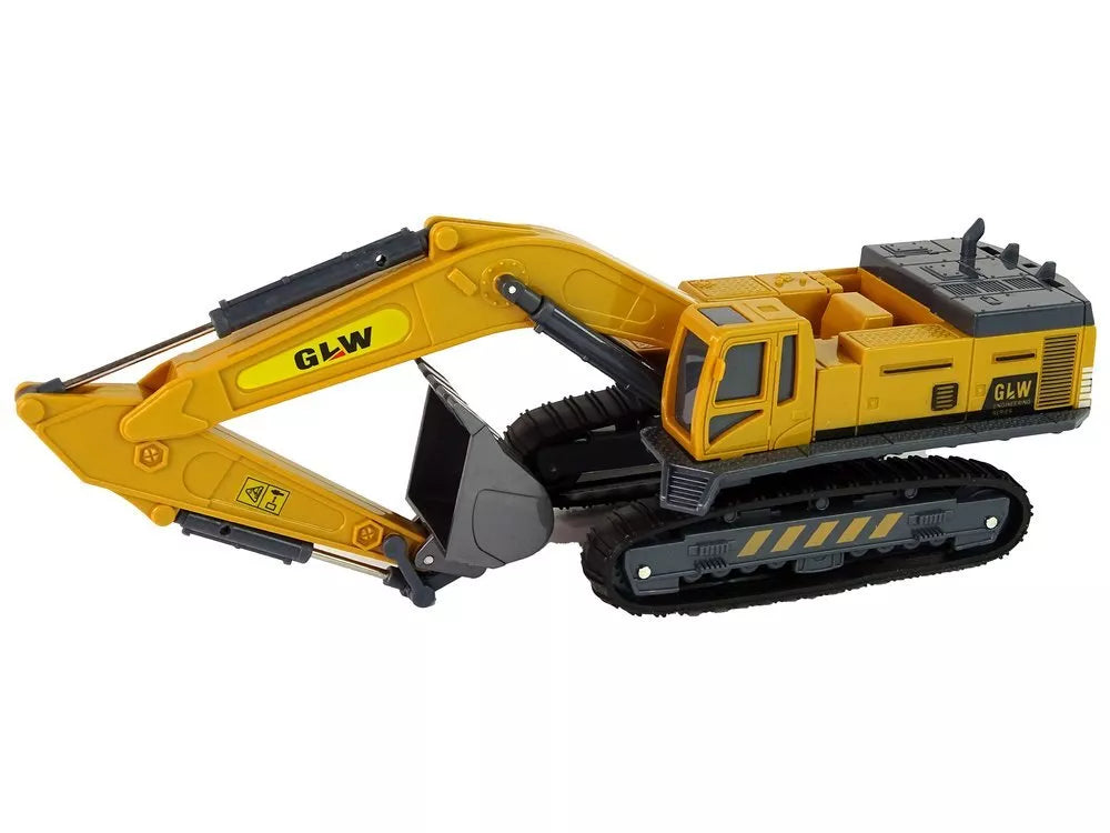 Geltonas vikšrinis ekskavatorius 1:55