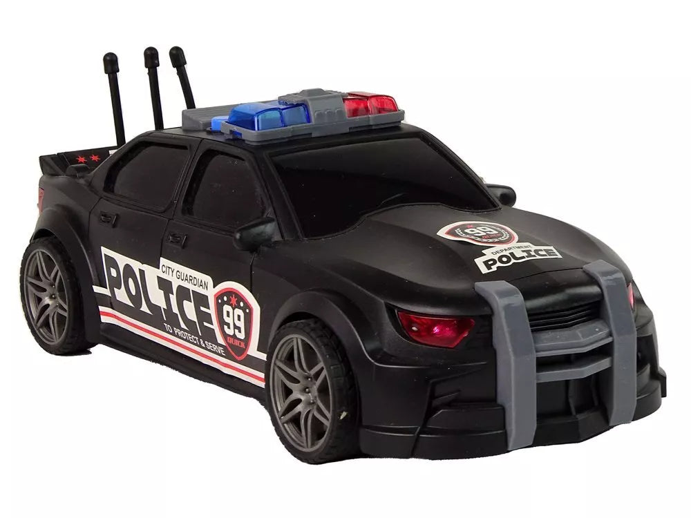 Policijos sportinis automobilis 1:16 su efektais