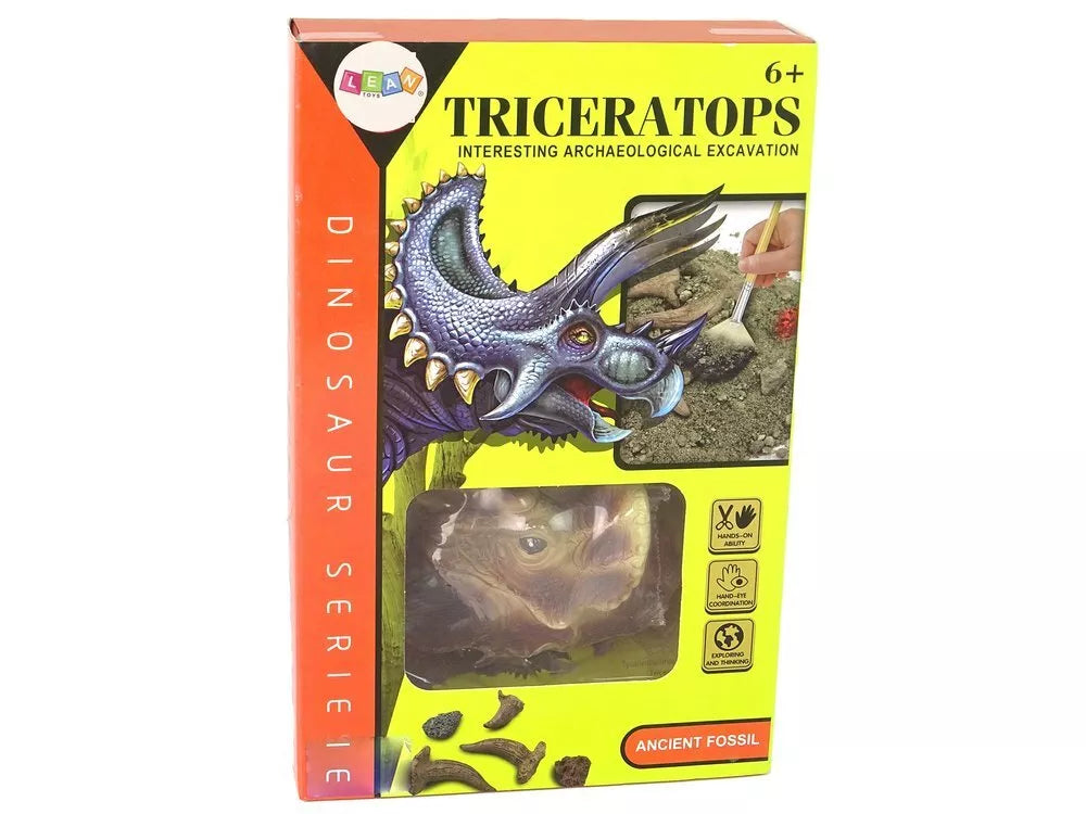 Dinozauro triceratopo kasinėjimo rinkinys