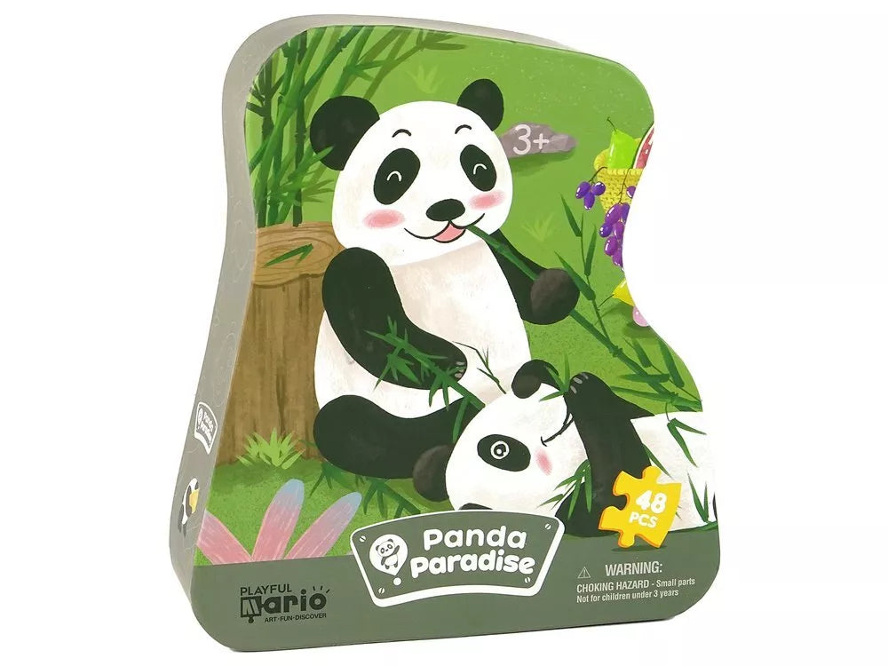 Bambuko miško pandų dėlionė 48 dalys