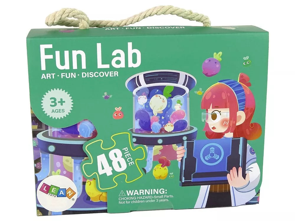 Laboratorijos dėlionė vaikams 48 dalių