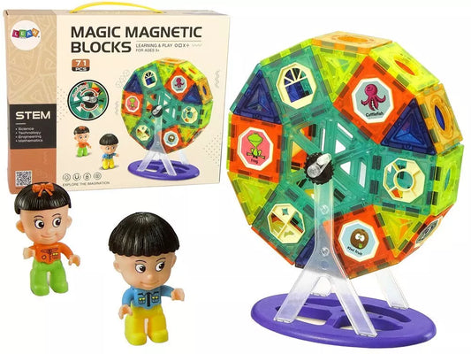 Magnetinės kaladėlės 3D „Devil’s Mill karuselė“ – 71 dalis