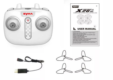 Juodas rc dronas x26 syma
