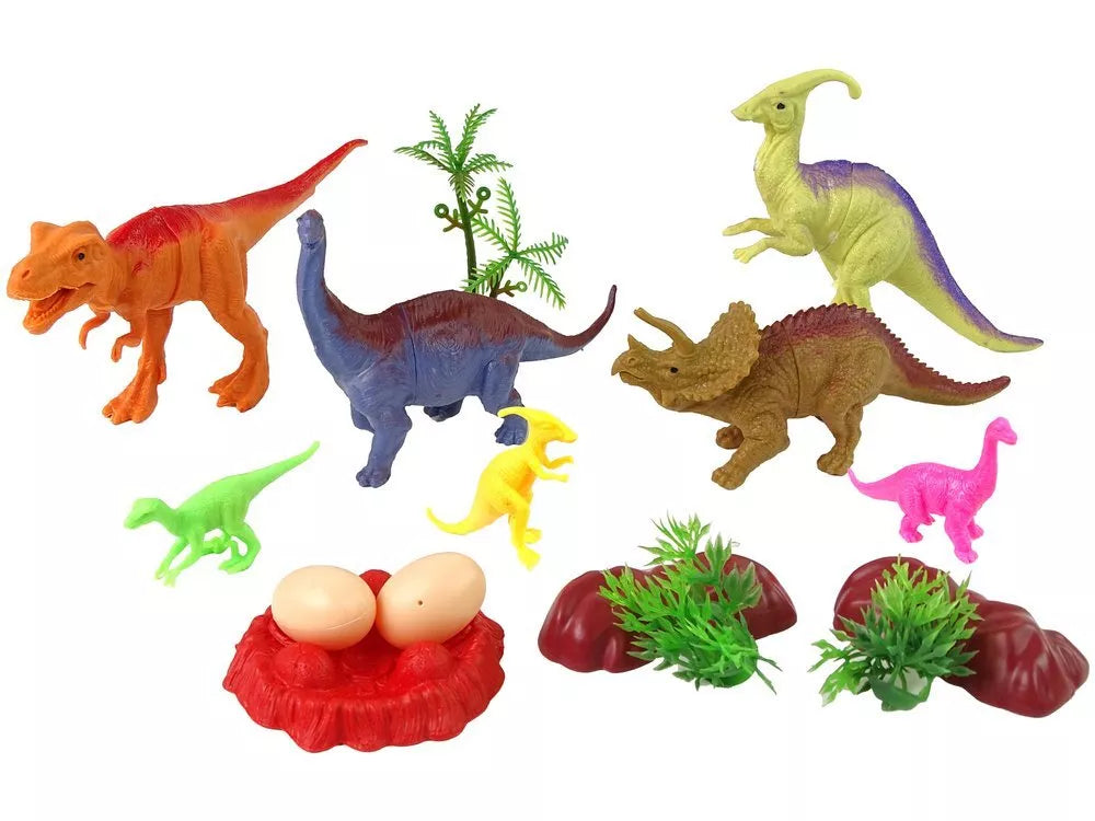 Dinozaurų figūrėlių rinkinys su aksesuarais