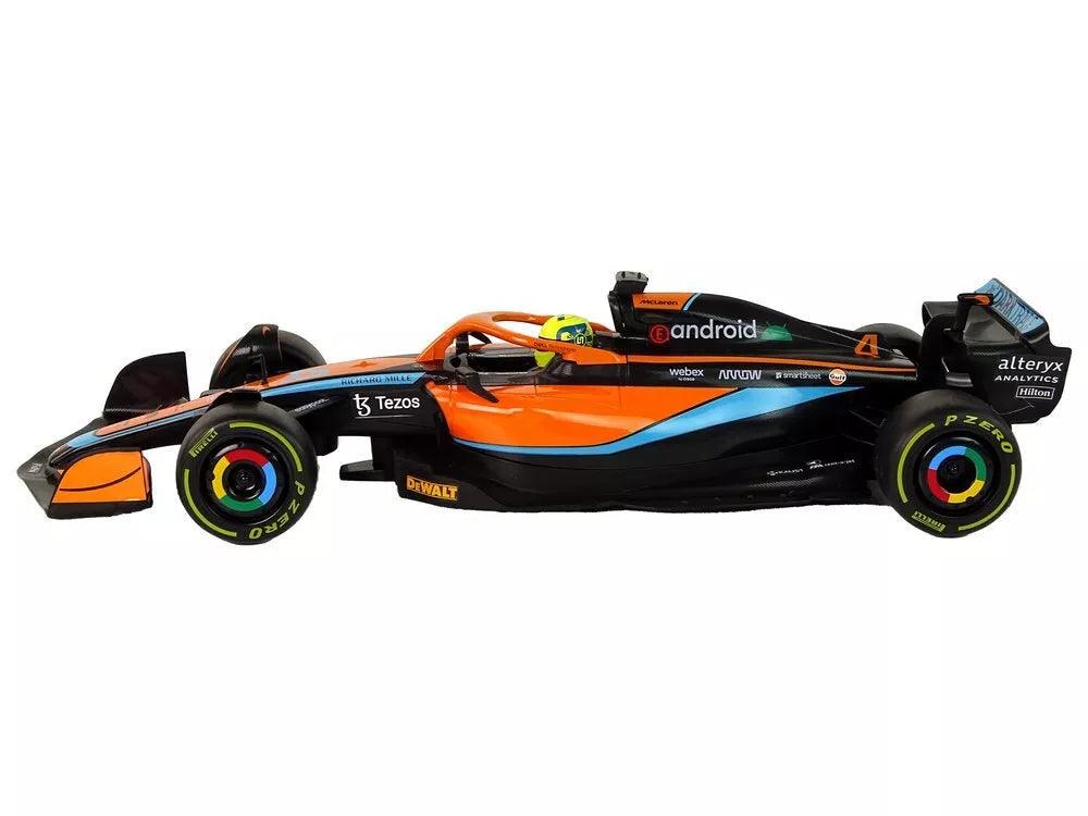 McLaren F1 1:12 – oranžinis nuotolinio valdymo lenktyninis automobilis