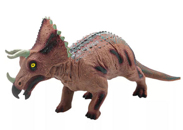 Didelis triceratops dinozauras su garsais
