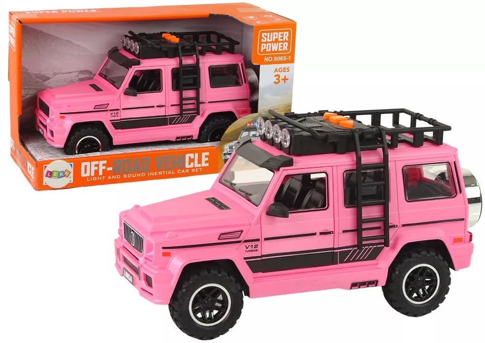Off-Road V12 Turbine automobilis – rožinis