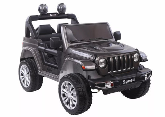 Elektrinis vaikiškas visureigis FT‑938, sidabrinis (4×4)