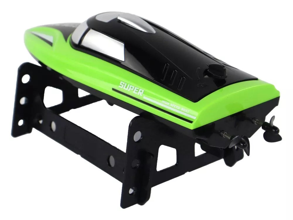 Nuotoliniu būdu valdomas R/C motorlaivis 2.4G – 20–25 km/h, žalias