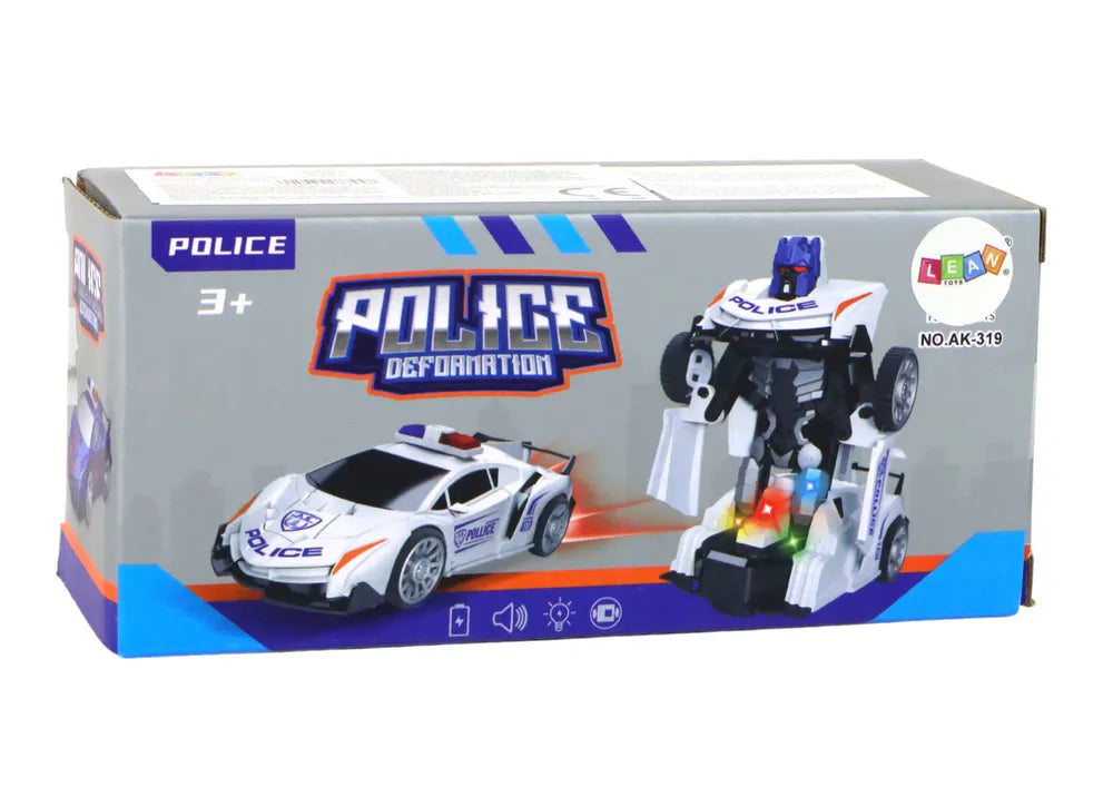 Policijos robotas automobilis 2in1