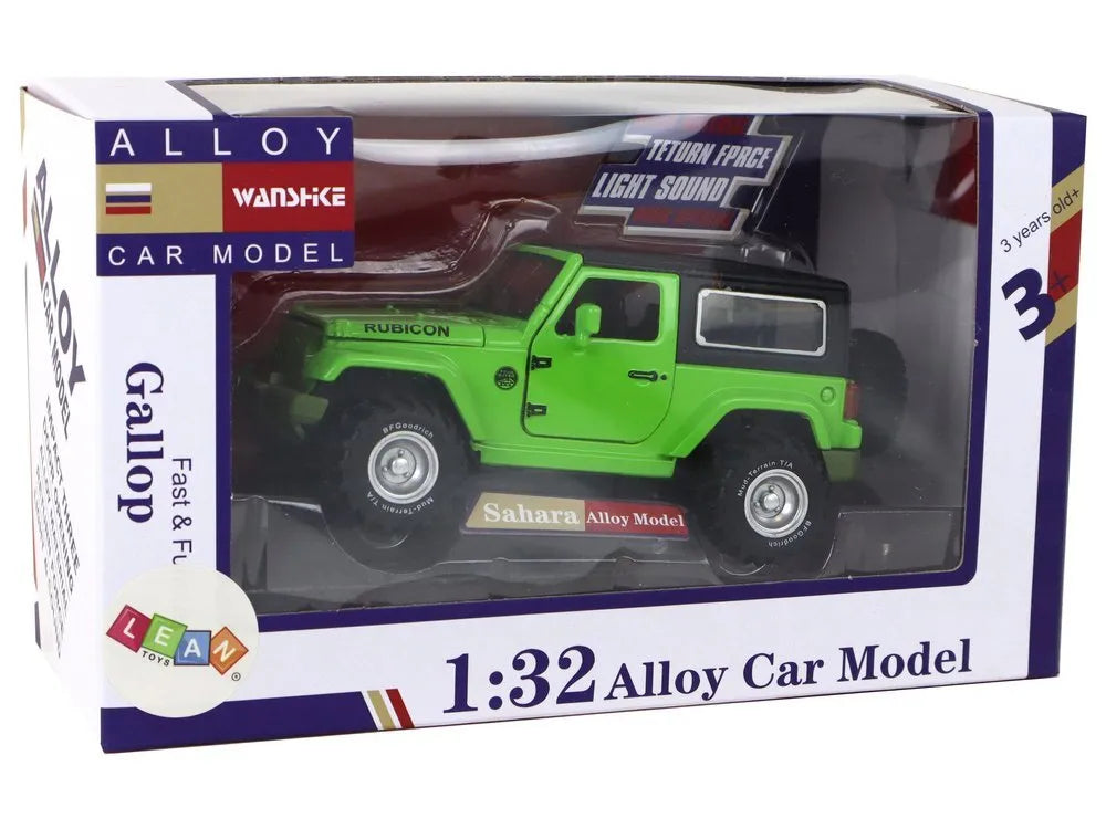Visureigis metalinis automobilis žalias 1:32