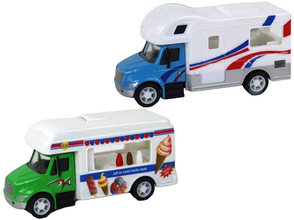 Automobilių rinkinys visureigis ledainė 1:87