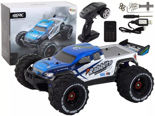 Nuotoliniu būdu valdomas visureigis Rabbits RC 4×4 2.4G Mėlynas