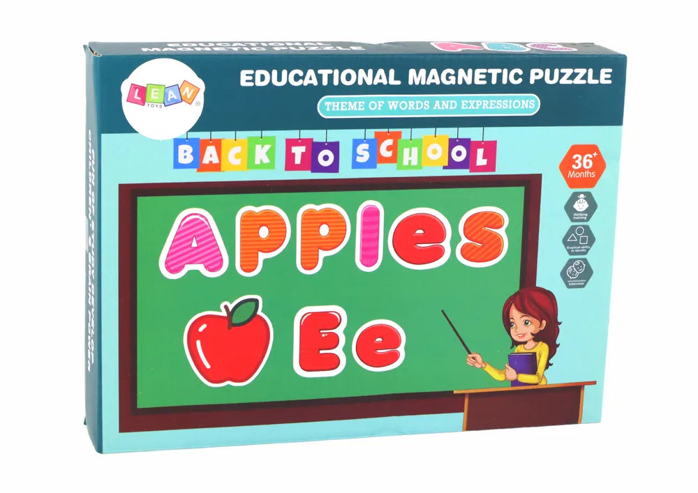 Magnetinės raidės lenta edukacinis rinkinys