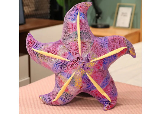 Pliušinė jūrų žvaigždė violetinė 20 cm
