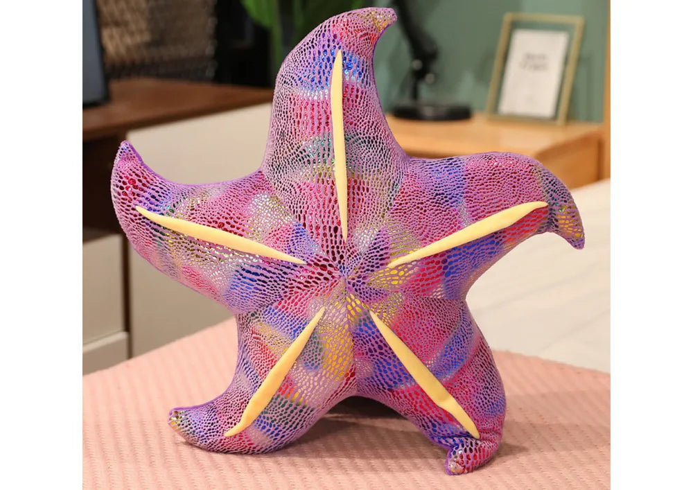 Pliušinė jūrų žvaigždė violetinė 45 cm