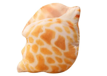 Pliušinė kriauklė pagalvė 50 cm