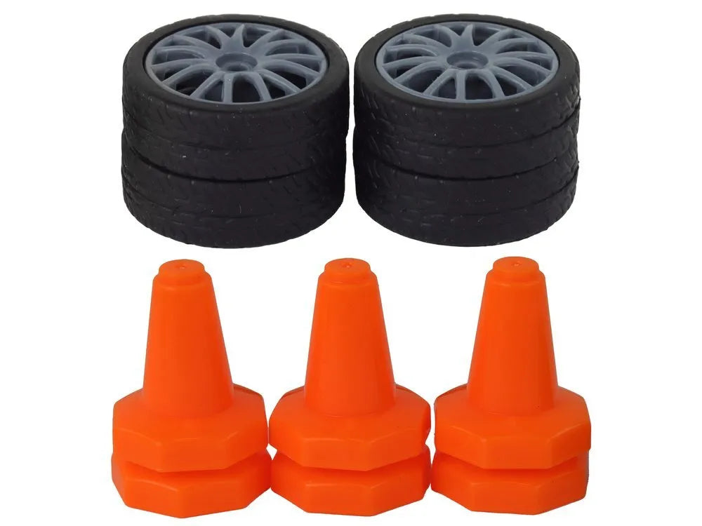 Sportinis automobilis geltonas RC 1:24