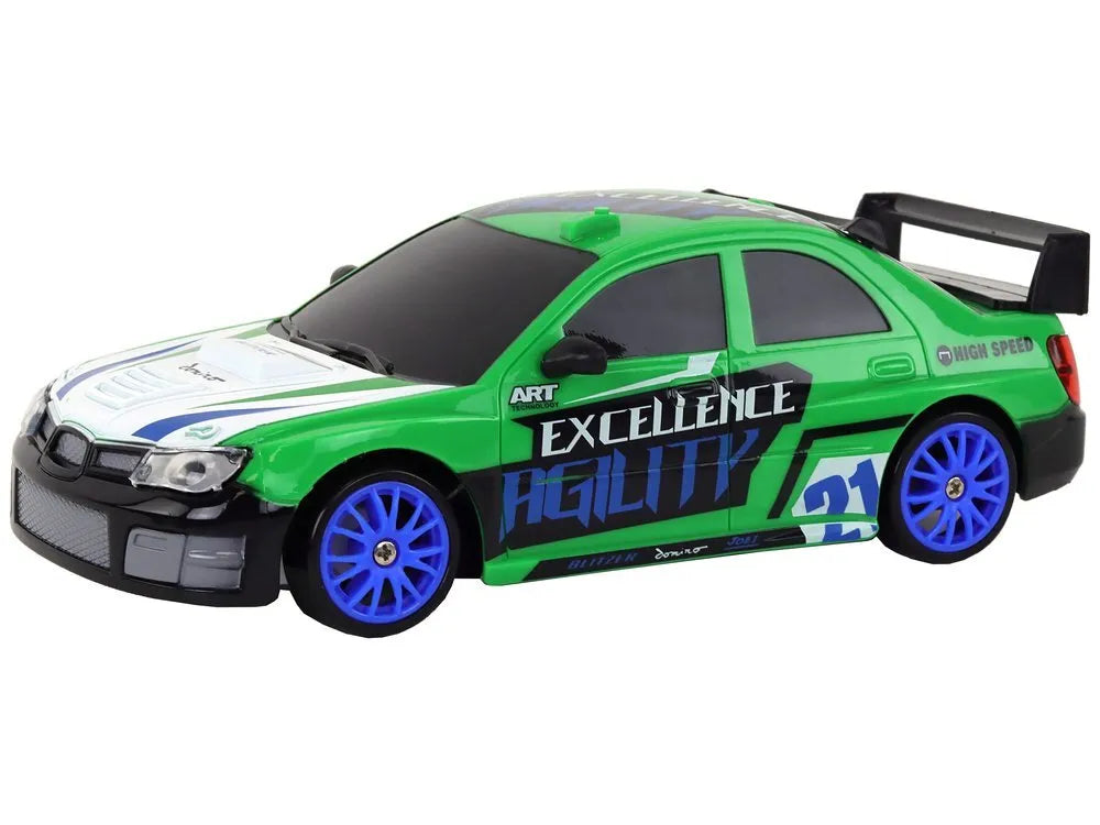 Sportinis automobilis žalias RC 1:24