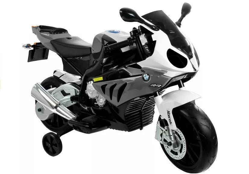BMW S1000RR Silver – elektrinis vaikiškas motociklas