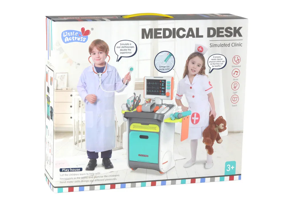 Mažojo gydytojo medicininis vežimėlis