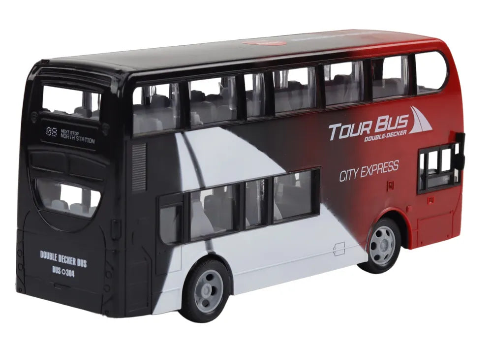 Dviaukštis autobusas RC su šviesomis