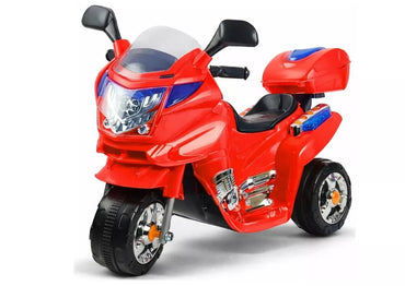 Raudonas vaikiškas elektrinis motociklas HC8051