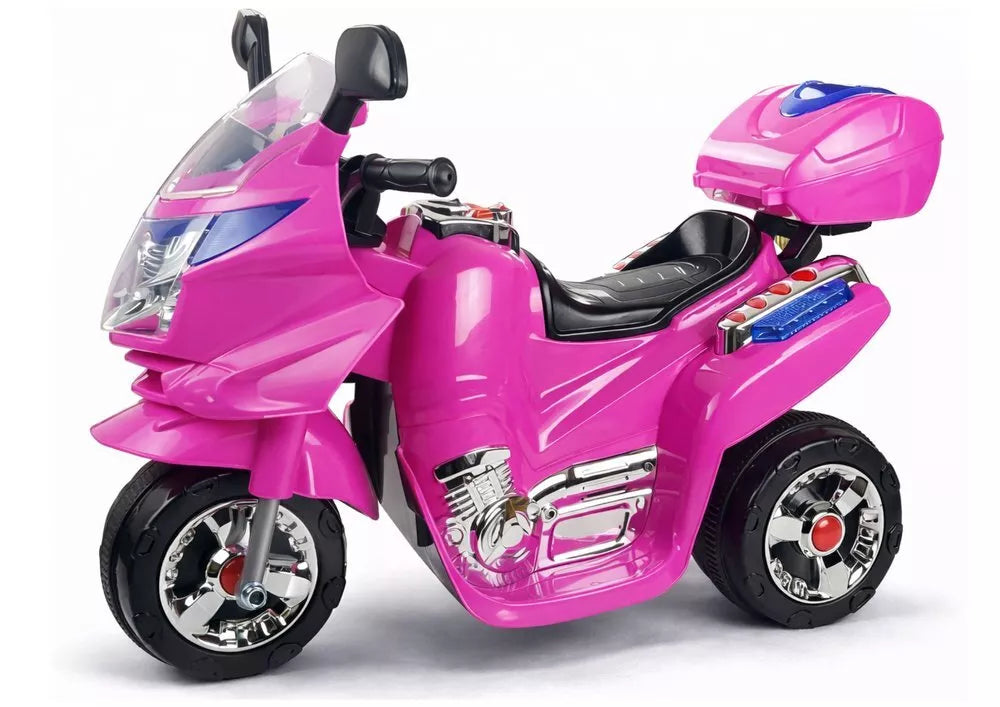 Rožinis vaikiškas elektrinis motociklas HC8051