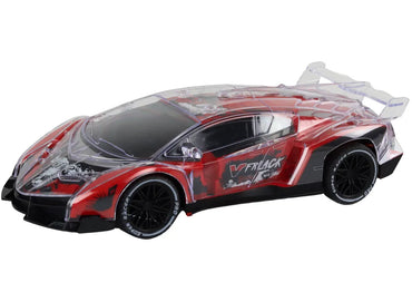 Sportinis rc automobilis raudonas šviesos