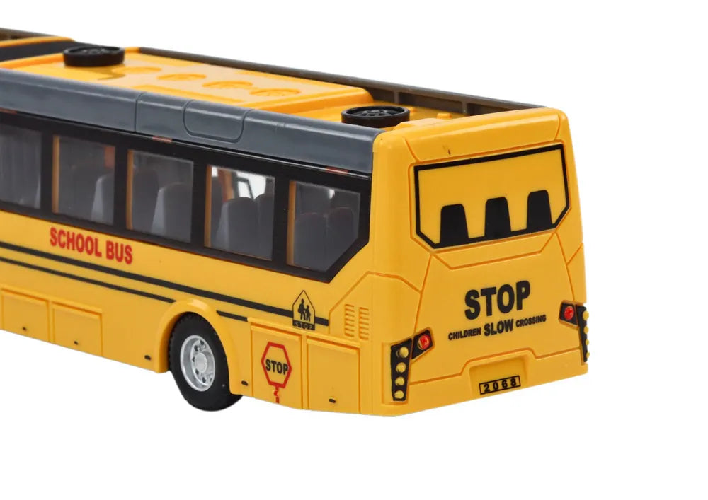 Mokyklinis RC autobusas geltonas lankstus