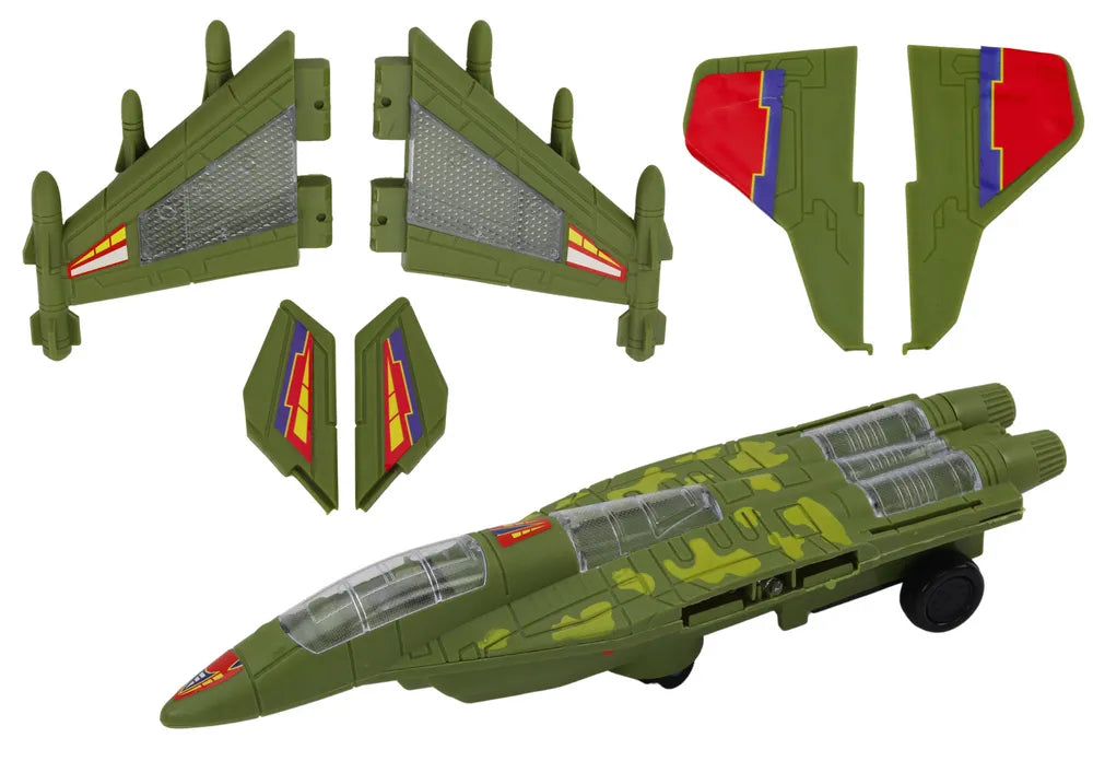 Karinis naikintuvas F35 žalias šviesos