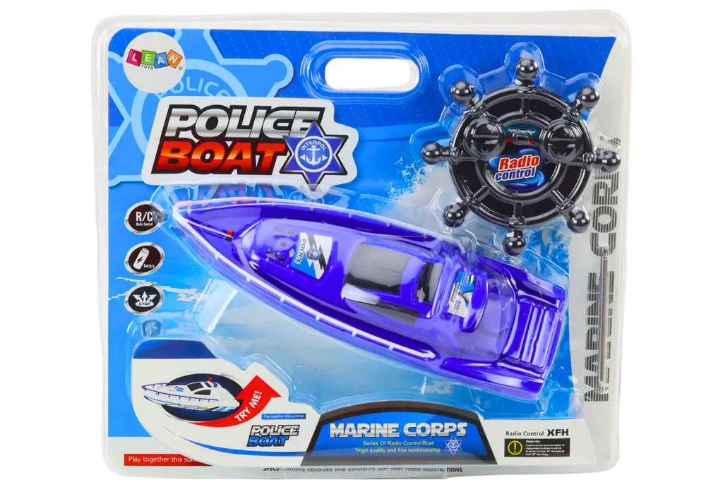 Policijos RC valtis mėlyna 27mhz