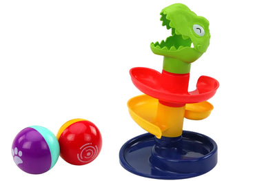 Dinozauras kamuoliukų takelis rūšiuoklis