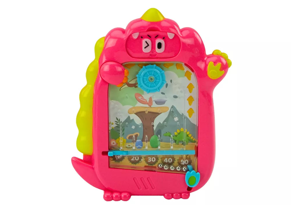 2in1 kišeninė piešimo ir žaidimų lenta Pink Dinosaur