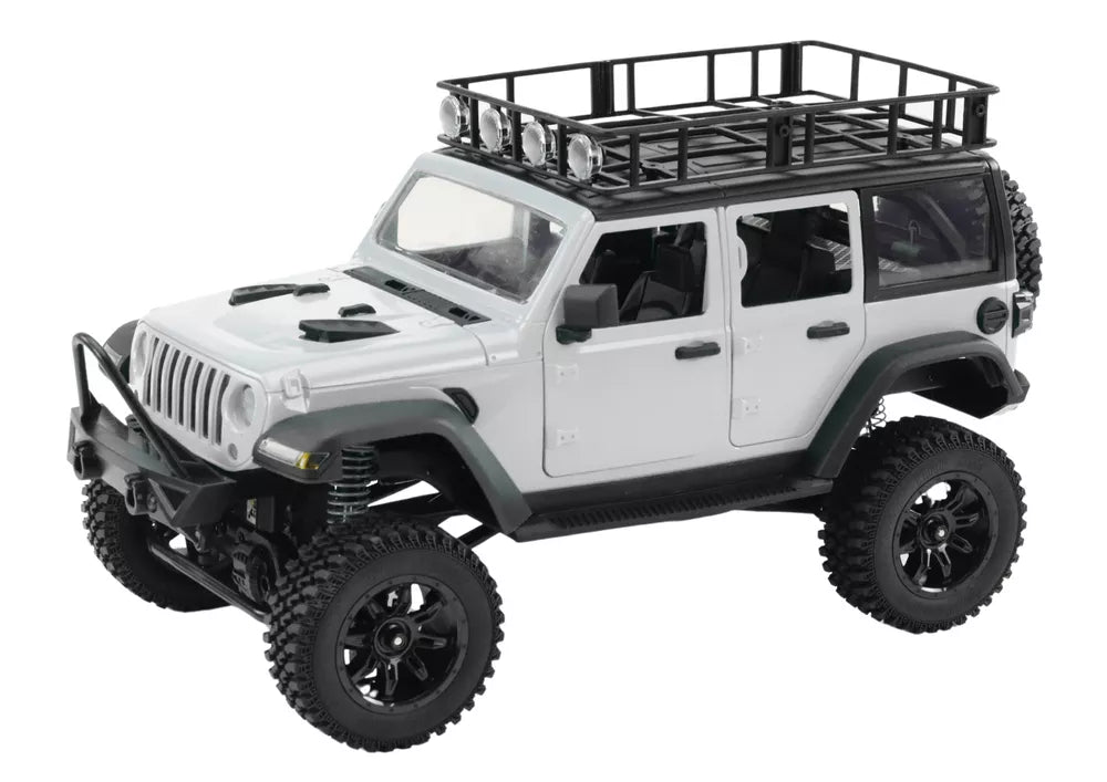 Nuotoliniu būdu valdomas RC visureigis 4×4 Pilkas