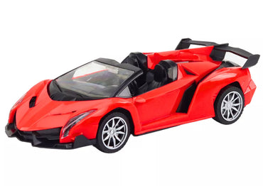 Sportinis nuotoliniu būdu valdomas automobilis RC 1:18 – raudonas