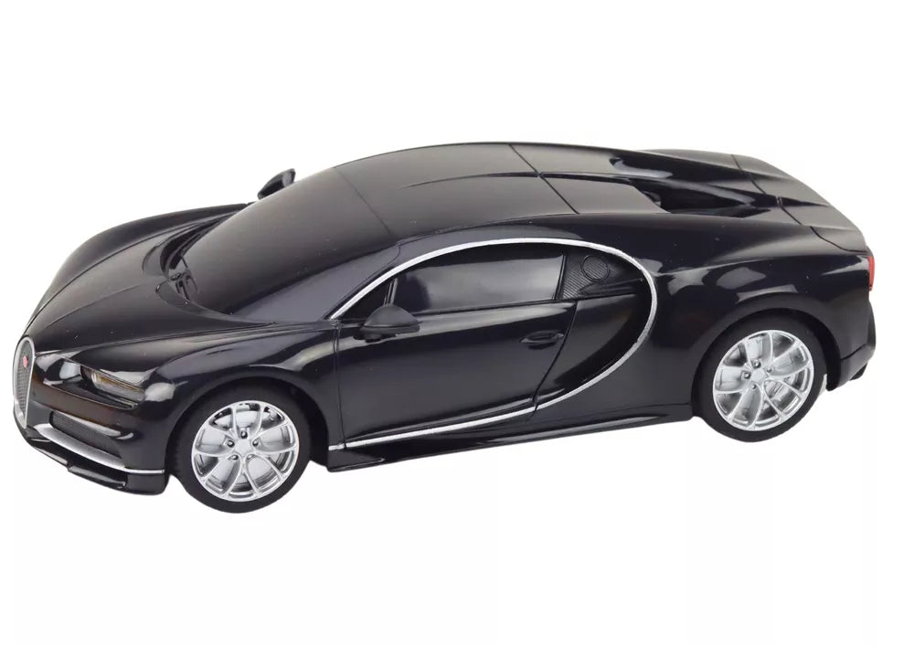 Bugatti Veyron Chiron 1:24 – juodas nuotolinio valdymo automobilis