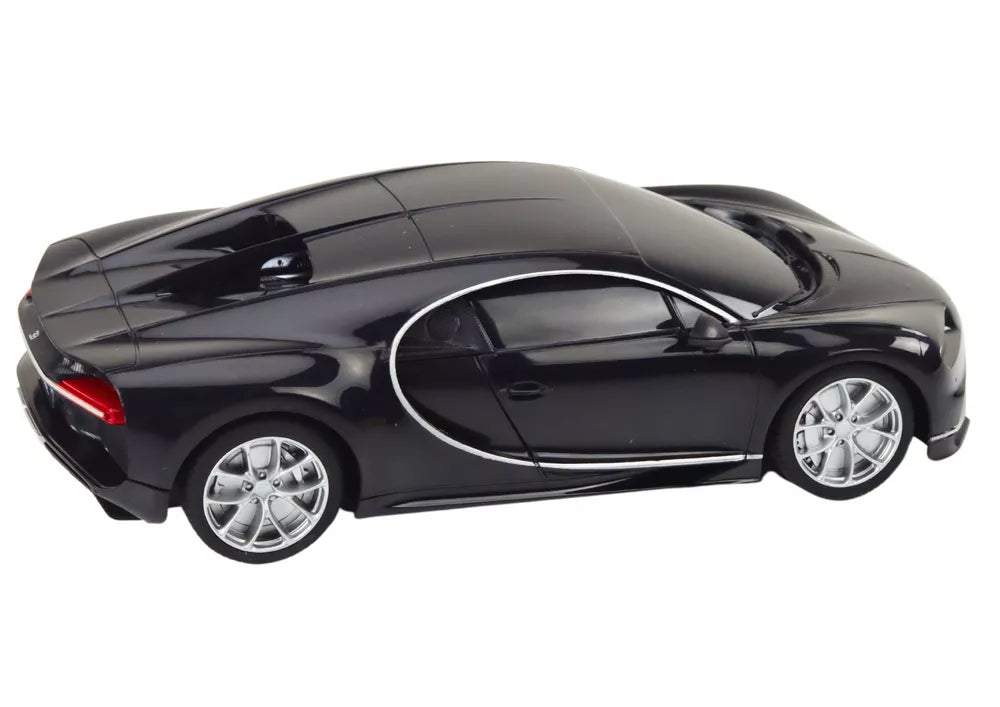Bugatti Veyron Chiron 1:24 – juodas nuotolinio valdymo automobilis
