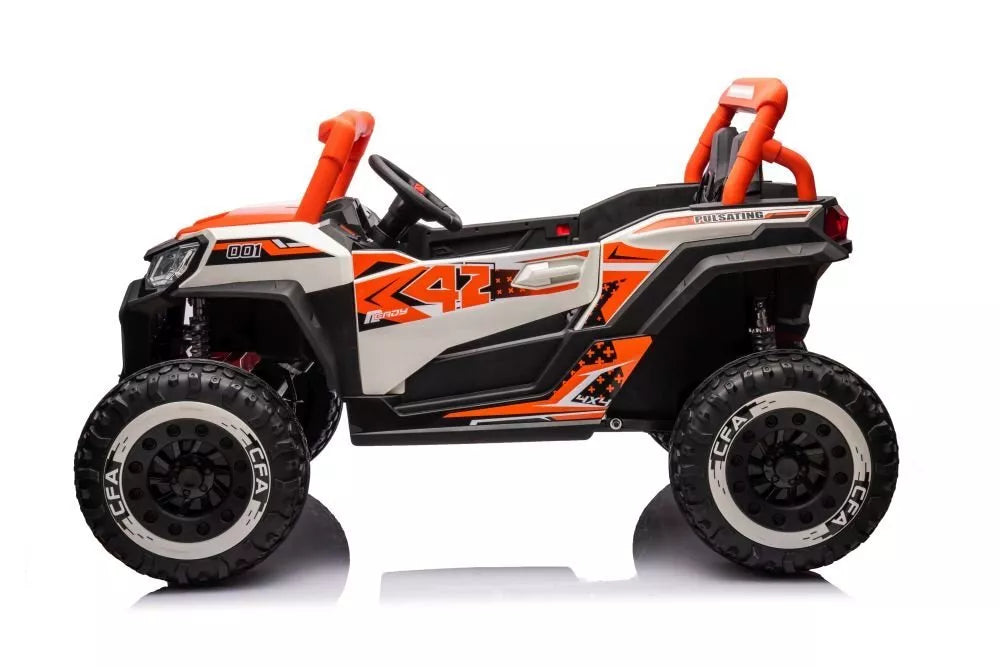 Akumuliatorinis bagis NEL-913 oranžinės spalvos 4×4 24V