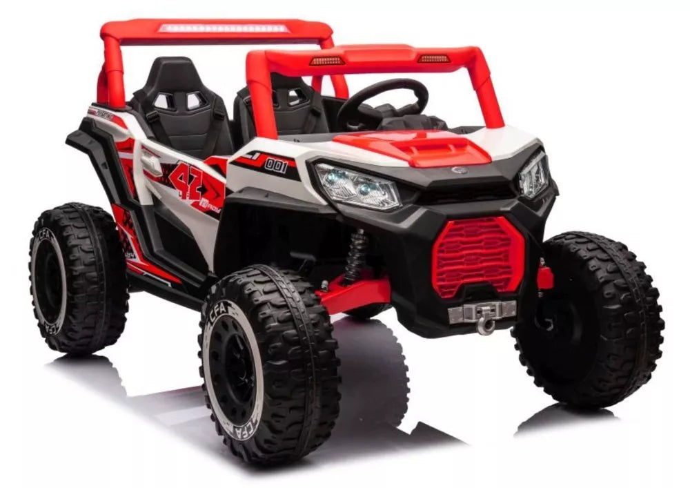 Akumuliatorinis bagis NEL-913 raudoos spalvos 4×4 24V