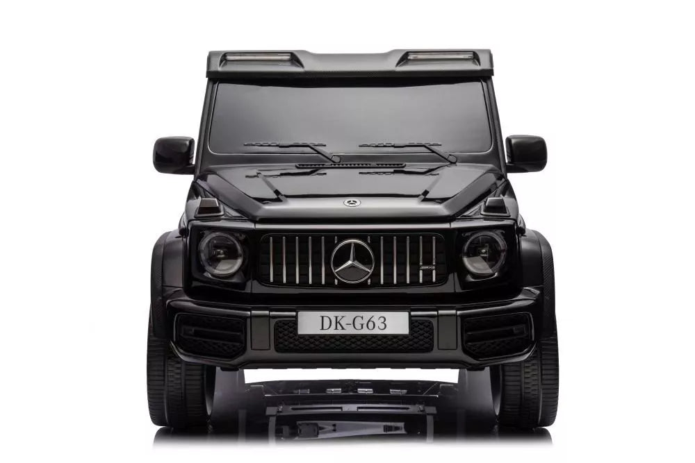 Akumuliatorinis automobilis vaikams Mercedes G63 XXL, juodos spalvos, 24 V
