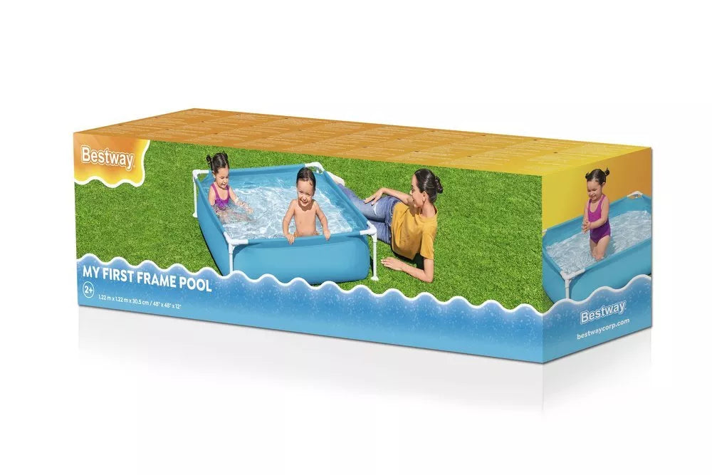 Bestway vaikiškas karkasinis sodo baseinas 122 x 122 cm