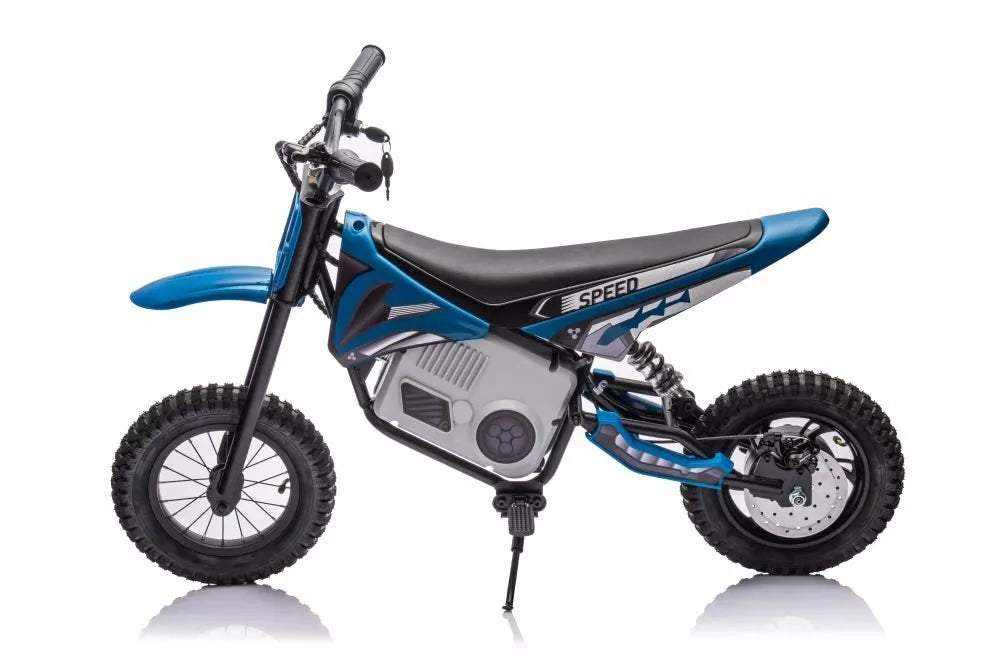 Akumuliatorinis kroso motociklas A9901 mėlynos spalvos
