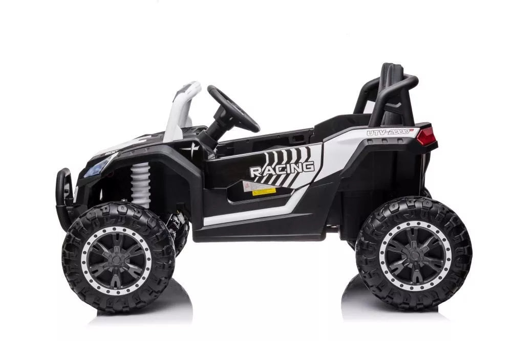 Akumuliatorinis automobilis YSA036 White 4×4 (baltos spalvos)