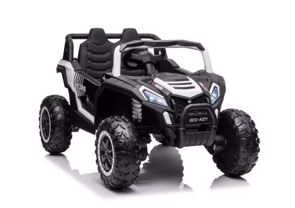 Akumuliatorinis automobilis YSA036 White 4×4 (baltos spalvos)