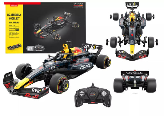 Rastar 1:16 RC bolidas iš konstravimo kaladėlių – Red Bull F1, tamsiai mėlynas