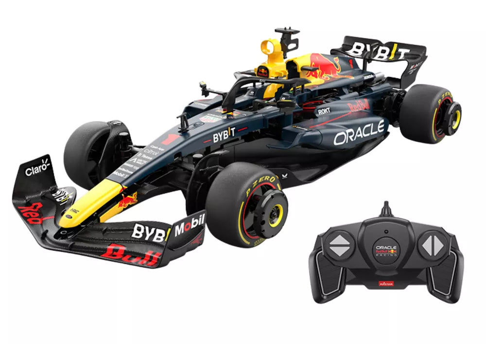 Rastar 1:16 RC bolidas iš konstravimo kaladėlių – Red Bull F1, tamsiai mėlynas