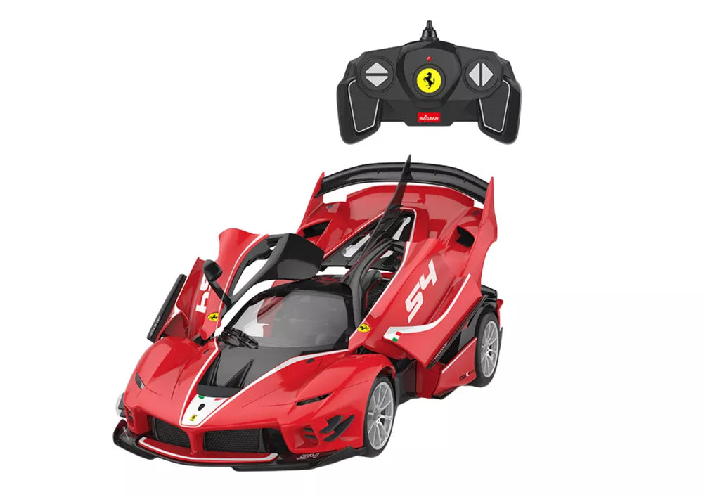 RASTAR 1:18 Ferrari FXXK EVO – 88 dalių konstruktorius su nuotolinio valdymo funkcija