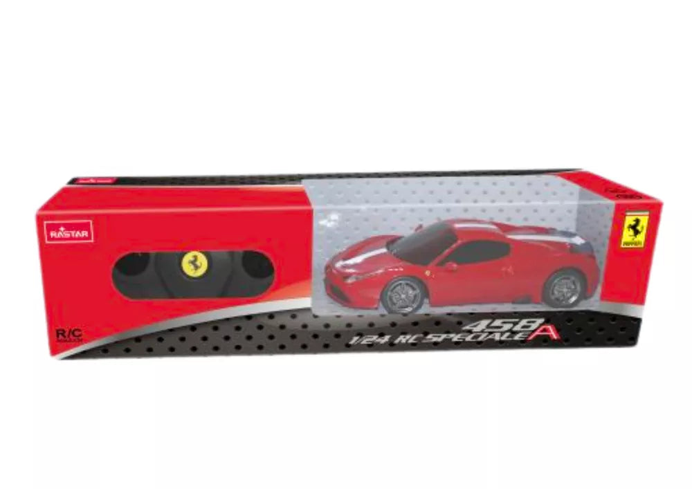 Ferrari 458 Speciale RC 1:24 raudonas sportinis automobilis
